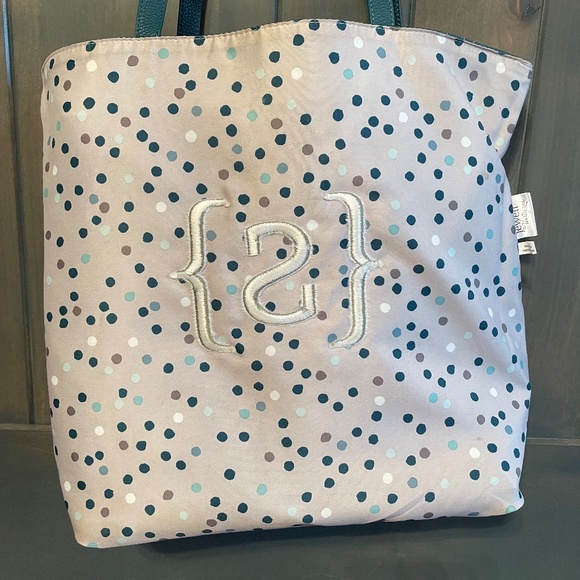 Thirty-One Around Town Tote Bag Forest Green - Picture 8 of 8